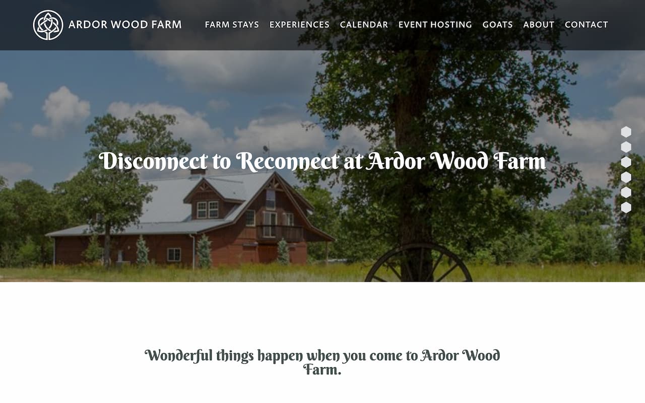 Screenshot of Ardor Wood Farm
