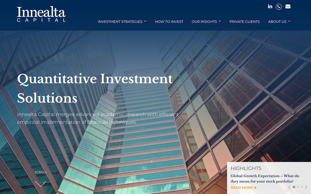 Screenshot of Innealta Capital